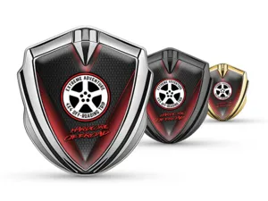 Badge Logo 3D Disegno Forza Personalizzabile Scudo 3D